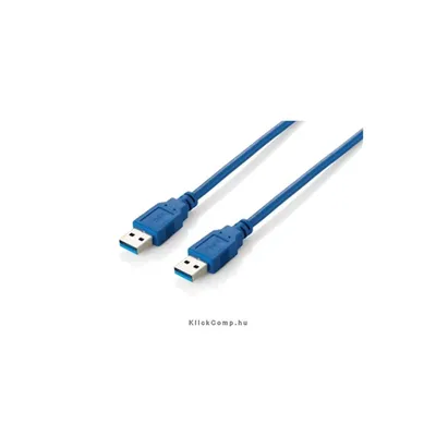 USB 3.0 A-A kábel, apa apa, triplán árnyékolt, 2m Delock EQUIP-128395 fotó