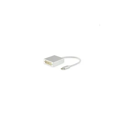 Átalakító USB Type-C -ről DVI-I Dual-link -re apa/anya EQUIP-133453 fotó