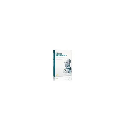 ESET NOD32 Antivirus v5 dobozos ESETNOD32AV5 fotó
