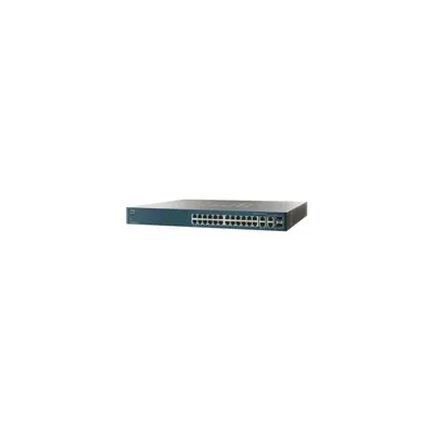 Cisco ESW-520-24P 24 LAN 10 100Mbps, 4 miniGBIC Smart menedzselhető rack switch 5 év ESW-520-24P-K9 fotó