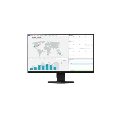 Monitor 27" 2560x1440 IPS USB-C Display Port HDMI EIZO EV2780-BK EcoView Ultra-Slim EV2780-BK fotó