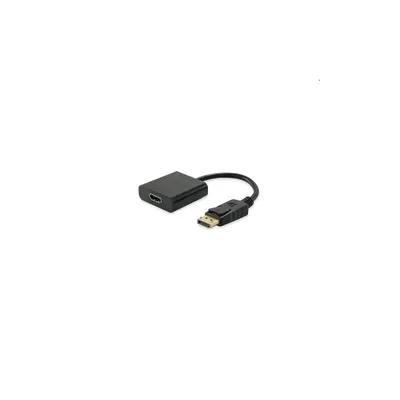 Kábel átalakító Displayport1.2 - HDMI1.4 apa anya fekete Equip-133438 fotó