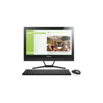 LENOVO IdeaCentre AIO asztali számítógép C40-30 21,5" FHD TOUCH i5-5200U 4GB 1TB NV-GF820A-2GB DOS fekete F0B400J4HV fotó