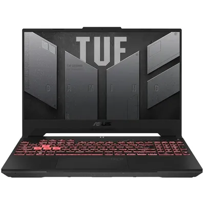 Asus TUF laptop 15,6&#34; FHD R9-7940HS 16GB 512GB RTX4050 DOS szürke Asus TUF Gaming A15 FA507XU-LP024 fotó