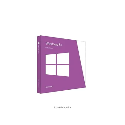 Microsoft Windows 8.1 Pro 64-bit GER 1 Felhasználó Oem 1pack operációs rendszer szoftver FQC-06942 fotó