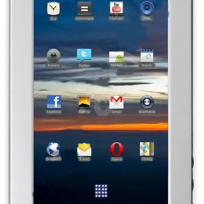 FunScreen Luna 7C40W TABLET PC 7" 480x800, 1,5GHz, 256MB+4GB, Android 4.0, Micro SD, G-Sensor, Wi-Fi + Magyar nyelvű FUNSTABLETLUNA7C40W fotó