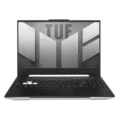 Asus TUF laptop 15,6&#34; FHD i5-12450H 8GB 512GB RTX3050 DOS fehér Asus TUF Dash F15 FX517ZC-HN052 fotó