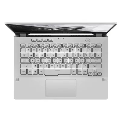 Asus ROG laptop 14&#34; FHD R7-5800HS 16GB 512GB RTX3050 W10 fehér Asus ROG Zephyrus G14 GA401QC-HZ021T fotó