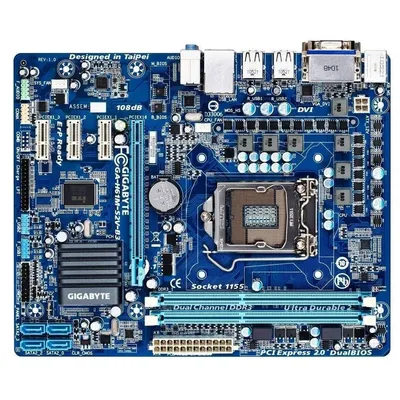 H61M-S2V-B3 mATX skt1155 H61, 2xDDR3 1333MHz, 1xGBE LAN, 10xUSB2.0 3 év GAH61MS2VB3 fotó