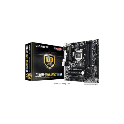 Alaplap B150 LGA1151 mATX Gigabyte B150M-D3H GA-B150M-D3H fotó