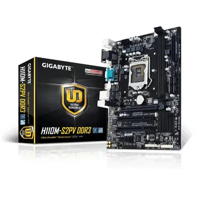Alaplap H110 LGA1151 mATX Gigabyte H110M-S2PV GA-H110M-S2PV fotó