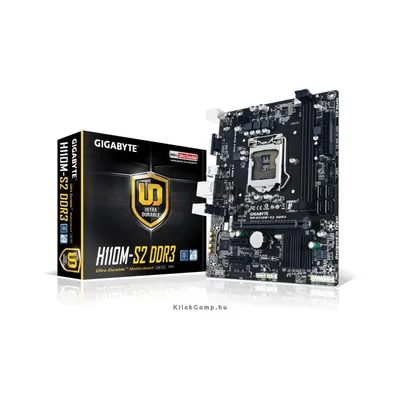 Alaplap H110 LGA1151 mATX Gigabyte H110M-S2 DDR3 Intel GA-H110M-S2-DDR3 fotó