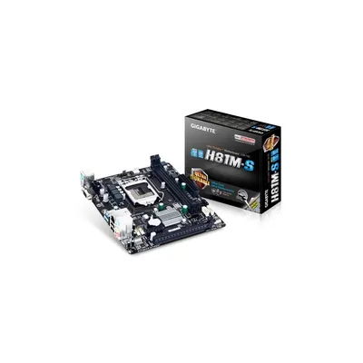 Alaplap H81 S1150 mATX GIGABYTE H81M-S GA-H81M-S fotó