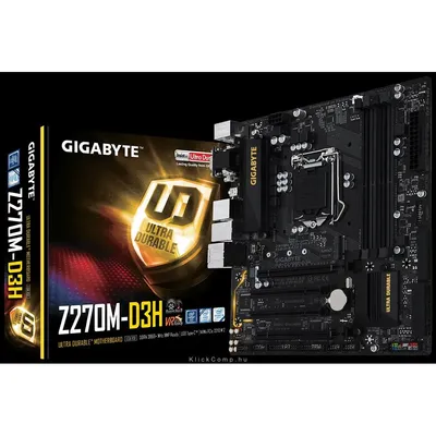 Alaplap Z270 s1151 Gigabyte GA-Z270M-D3H GA-Z270M-D3H fotó