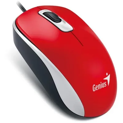Egér USB Genius DX-110 piros GENIUS-31010116111 fotó