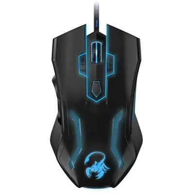 Gamer egér USB Genius Scorpion Spear Pro Gaming fekete GENIUS-31040003400 fotó
