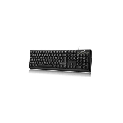 Billentyűzet USB Genius KB-100 fekete HUN Smart GENIUS-31300005404 fotó