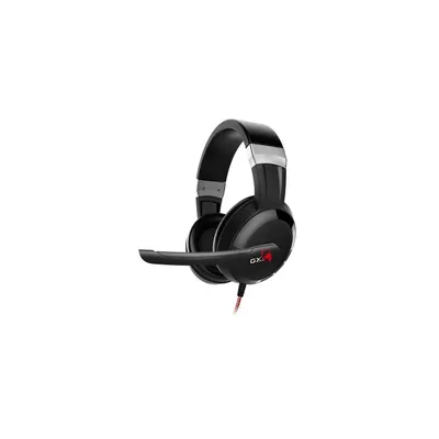 Fejhallgató jack Genius HS-G580 fekete gamer headset GENIUS-31710202100 fotó