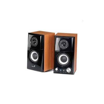 Hangfal 2.0 3.5mm 14W Fadobozos Genius SP-HF 500A Line-In Mic GENIUS-31730905100 fotó