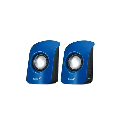 Hangfal 2.0 3.5mm Jack 1,5W Genius SP-U115 USB-s Tápellátás Kék GENIUS-31731006102 fotó