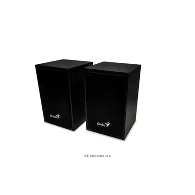 Hangfal 2.0 3.5mm 4W Fadoboz Genius SP-HF160 Wood GENIUS-31731063101 fotó