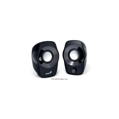 Hangfal 2.0 3.5mm Jack USB 4W fekete Genius SP-J120 GENIUS-31731065100 fotó