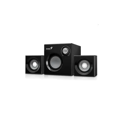 Hangfal 2.1 3.5mm Jack 8W Genius SW-2.1 370 Black fekete GENIUS-31731067100 fotó