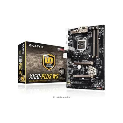 Alaplap B150 LGA1151 mATX Gigabyte X150-PLUS WS Intel GIGABYTE-125311 fotó