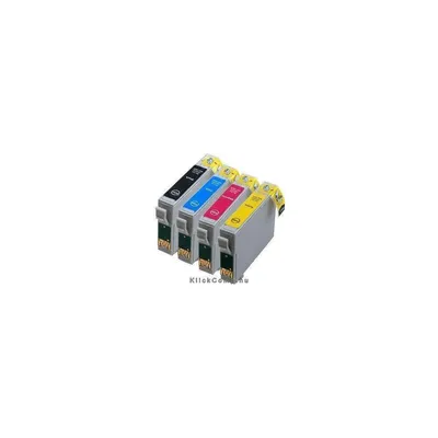 Epson T1281 Fekete utángyártott tintapatron Chipes 9ml GM-ET1281BK fotó