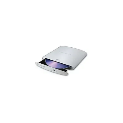 Külső, SLIM 400 gramm DVD-író, dobozos, USB 2.0, USB-power, MAC, fehér GP08NU20 fotó