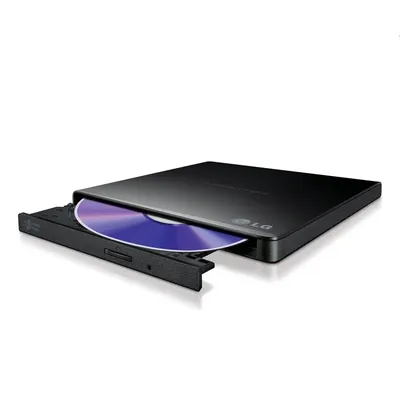 DVD író Külső Ultrakeskeny Fekete LG GP57EB40 ODD USB Táp USB MAC komp. SuperMulti SecD GP57EB40.AUAE10B fotó