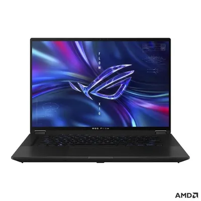 Asus ROG laptop 16&#34; WQXGA R9-6900HS 16GB 1TB RTX3060 W11 fekete Asus ROG Flow X16 GV601RM-M5067W fotó