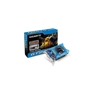 VGA GIGABYTE Videókártya PCI-Ex16x nVIDIA GT 220 1GB DDR3 GV-N220TC-1GI fotó