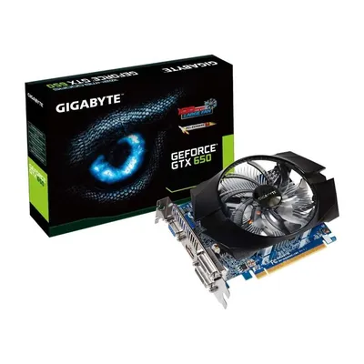 PCI-E Nvidia GTX650 OC 1024MB, DDR5, 128bit, 1058 5000Mhz, 2xDVI, HDMI, D-SUB Dual Slot Ventilátor GV-N650OC-1GI fotó