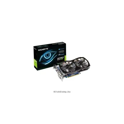 PCI-E Nvidia GTX650 WF2 1024MB, DDR5, 128bit, 1110 5000Mhz, 2xDVI, HDMI, D-SUB Dual Slot Ventilátor GV-N650WF2-1GI fotó
