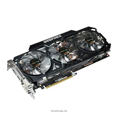 , NVIDIA GeForce GTX 770, PCI-E 3.0, 4096MB GDDR5, 256 bit, DVI-I, DVI-D, DisplayPort, HDMI, GV-N770WF3-4GD fotó
