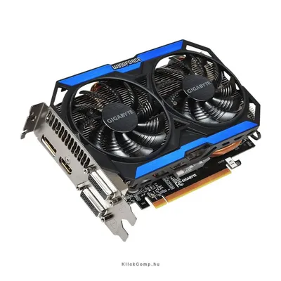 VGA GTX-960 PCI-E 2GB 128bit GIGABYTE GeForce videokártya GV-N960OC-2GD fotó
