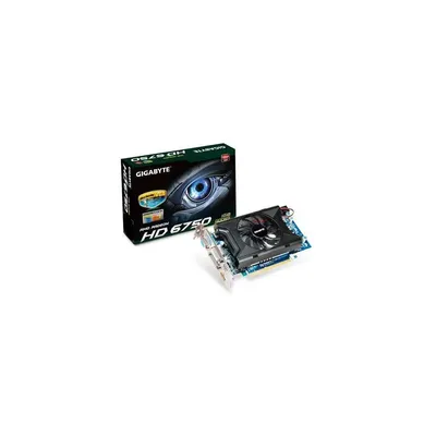 PCI-E AMD HD6750 OC 1024MB DDR5, 128bit, 740 4800MHz, Dsub, 2xDVI, HDMI, Dual Slot Ventilátor 3 év GV-R675OC-1GI fotó