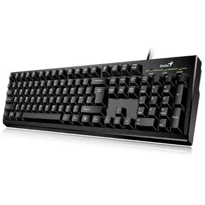 Genius KB-117 Keyboard Black HU Genius-31310016404 fotó