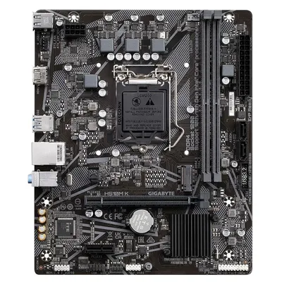Alaplap H510 LGA1200 2xDDR4 Gigabyte H510M K mATX H510M-K fotó