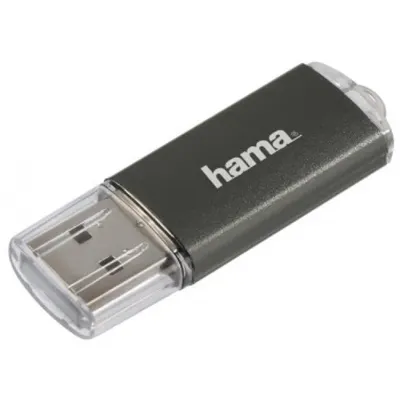 16GB Pendrive USB2.0 szürke Hama Laeta HAMA-90983 fotó