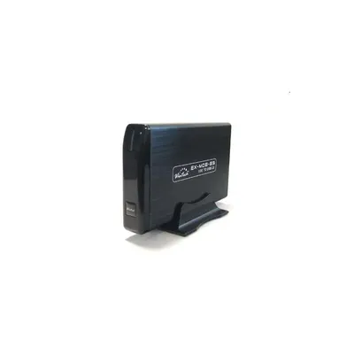 3.5" USB2 ATA alu k.ház fekete