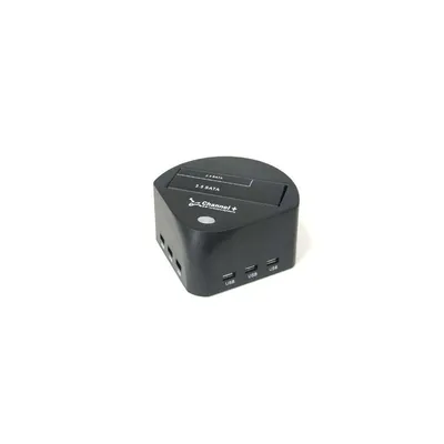 2.5",3,5"USB2 SATA doc stat 6HUB ESATA f HDSUB23DOCHUB fotó