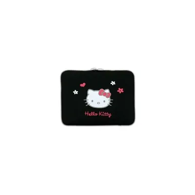 Notebook Skin 15-16&#34; HELLO KITTY SKIN fekete Black Flowers Élettartam HKNE15BL fotó