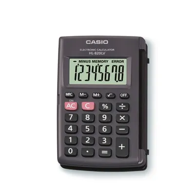 Zsebszámológép Casio HL-820LV szürke HL-820LV fotó