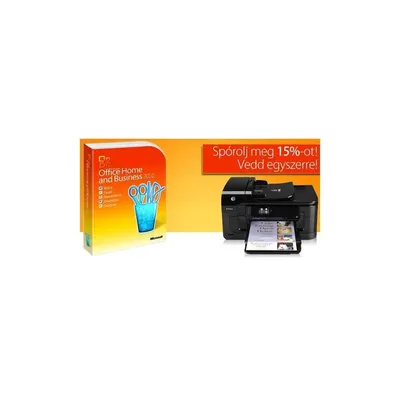 hp officejet 6500A e-AIO + 3x MS Office Home and Business Bundle PNR 1 év HPMSO333 fotó