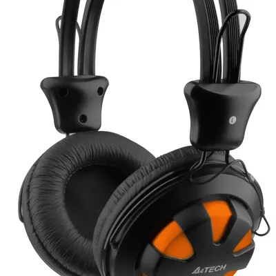 Fejhallgató narancs-fekete A4-Tech headset HS-28-3 fotó
