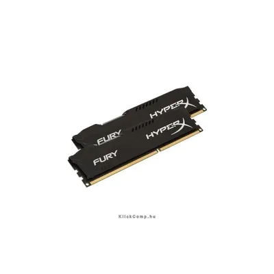 8GB DDR3 Memória 1600MHz CL10 Kit 2x4GB Kingston HyperX Fury Black HX316C10FBK2 8 HX316C10FBK2_8 fotó