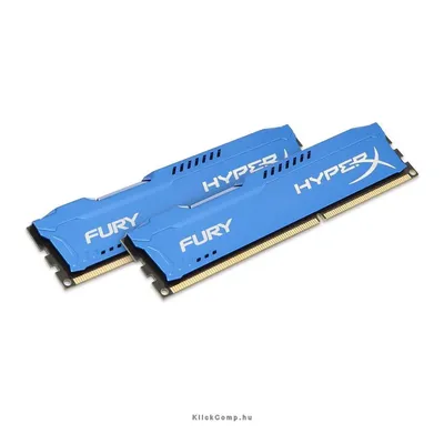 16GB DDR3 Memória 1600MHz CL10 2x8GB KINGSTON HyperX Fury Blue HX316C10FK2/16 HX316C10FK2_16 fotó