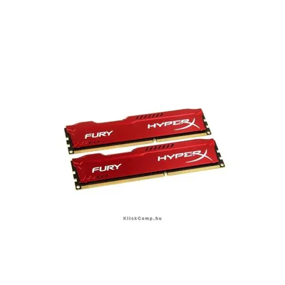 8GB DDR3 Memória 1600MHz Kit 2db 4GB memória KINGSTON HyperX FURY piros HX316C10FRK2 8 HX316C10FRK2_8 fotó